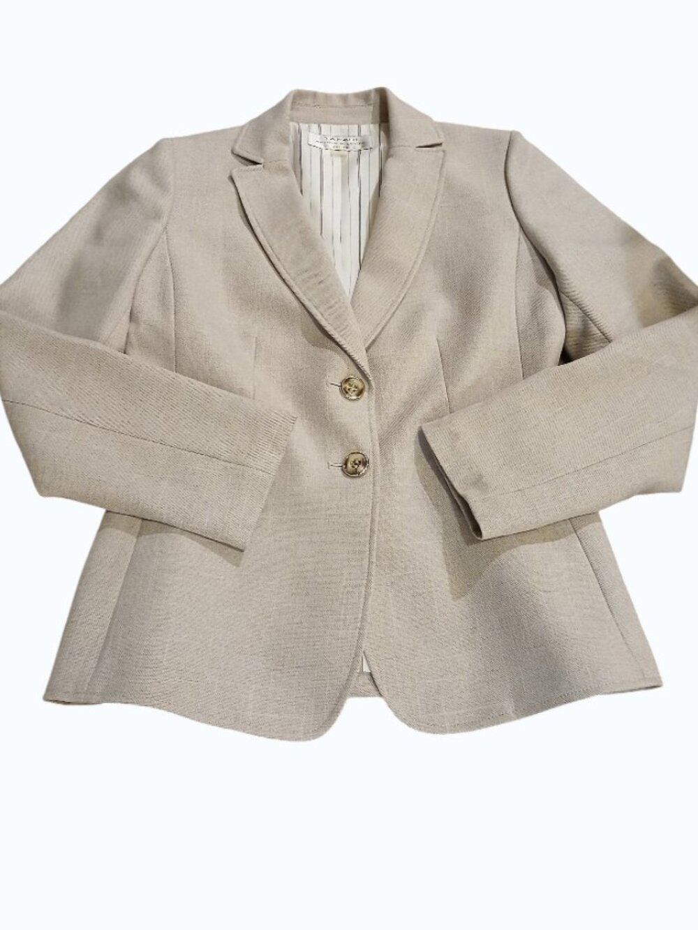 TAHARI Arthur S. Levine Sand Tailored Blazer EUC - Picture 10 of 11